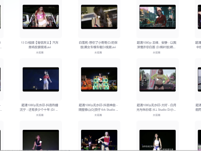 车载热舞MV，DJ音乐资源，某宝花128买到的好资源